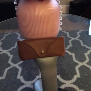 Brown eye glass case only